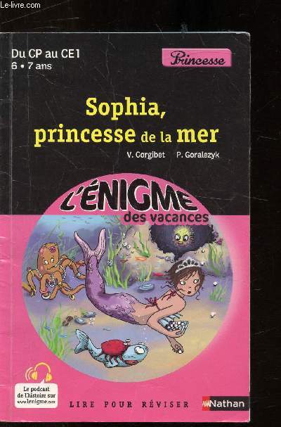 Sophia, princesse de la mer - Du CP au CE 1 - 6.7 ans