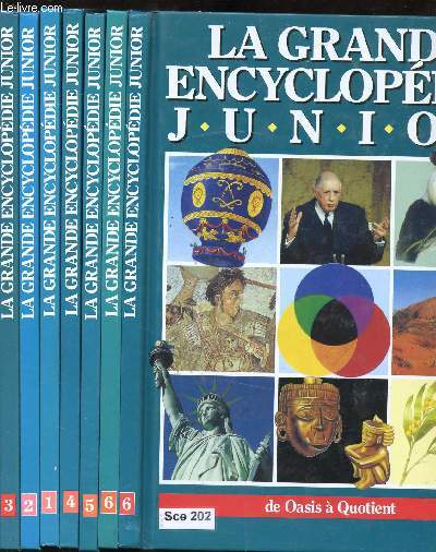 La grande encyclopdie Junior - 6 Volumes -
