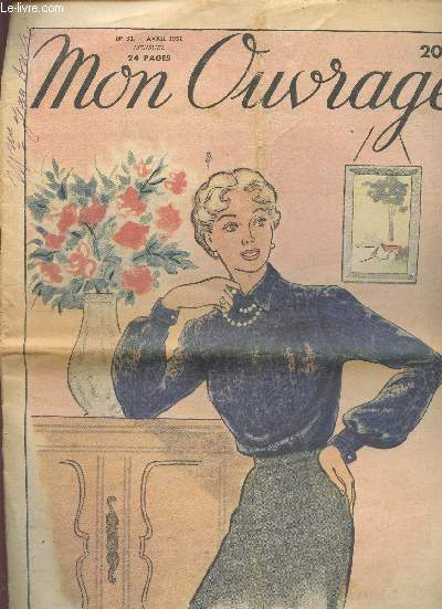 Mon ouvrage - N 31 - Avril 1951 - L'lgance du Tricot