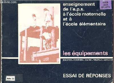 Enseignement de l'E.P.S  l'cole - les quipements - Essai de rponses