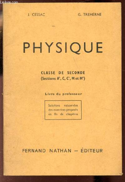 Physique - classe de seconde - Livre du professeur -