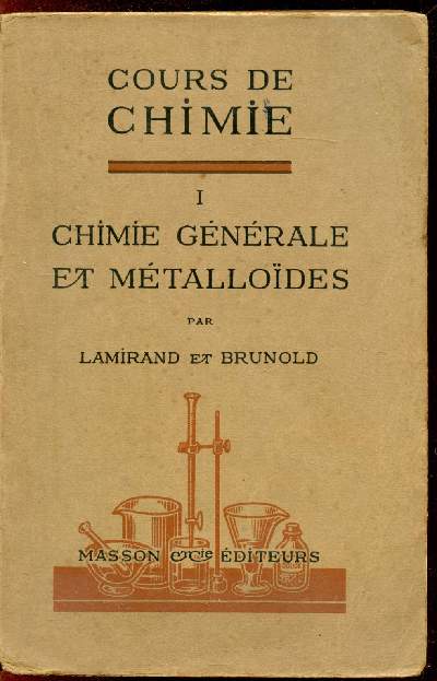 Cours de Chimie - 3 tomes -