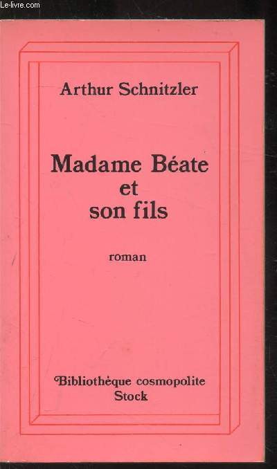 Madame bate et son fils - Bibliothque Cosmopolite n57-