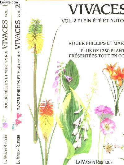 Vivaces - Volumes 1 et 2 - Printemps et dbut d't - Plein t et automne
