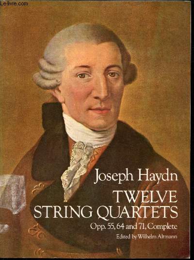 Joseph Haydn - Twelve string Quartets- Opp.55, 64 and 71, complete - Wilhelm ... - Afbeelding 1 van 1