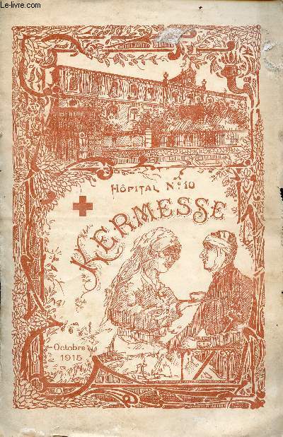Plaquette Kermesse - Octobre 1915 -