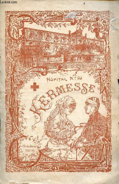 Plaquette Kermesse - Octobre 1915 -