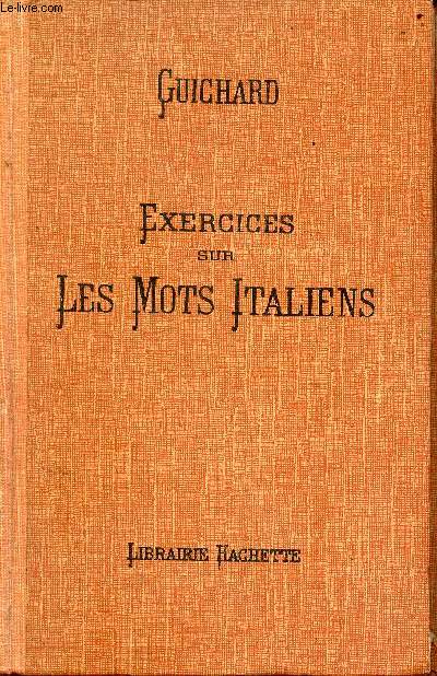 Exercices sur les mots Italiens