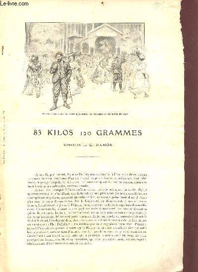 83 kilos 120 grammes - supplment  l'Illustration du 21 octobre 1905