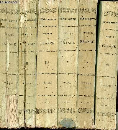 Histoire de France depuis les temps reculs jusqu'en 1789 - en 17 tomes - tome 1  16 + table analytique - 4me dition