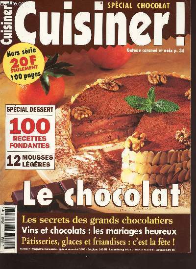 Cuisiner - spcial chocolat - hors srie n11 - printemps 96