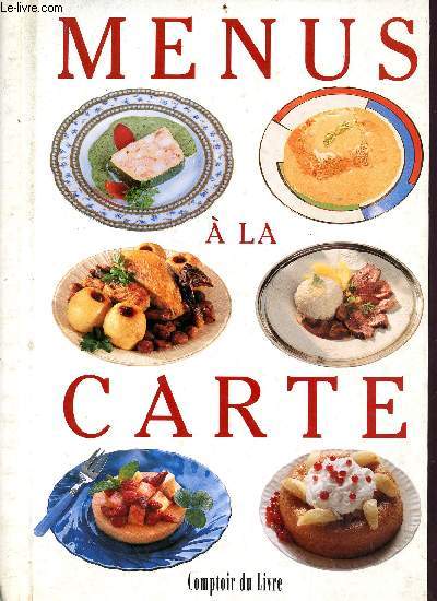 Menus  la carte