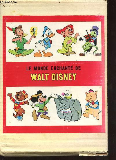 Coffret le monde enchant de Walt Disney en 4 volumes : histoire du nouveau, pays des merveilles, secrets de la nature, contes de tous les pays