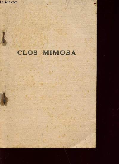 Clos mimosa