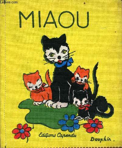 Miaou - livre en tissu