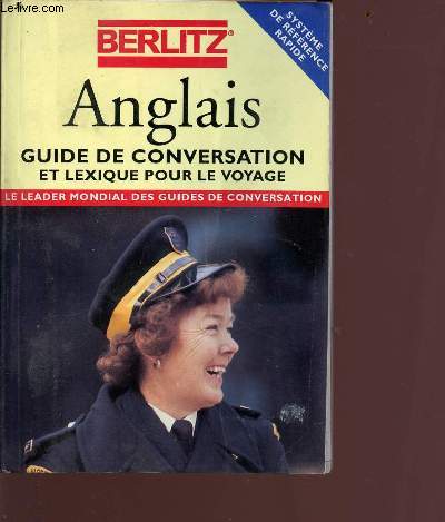 Anglais - guide conversation et lexique pour le voyage