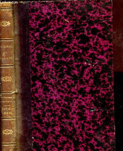 Journal du plais - tome XVII - jurisprudence administrative - 1876-1880