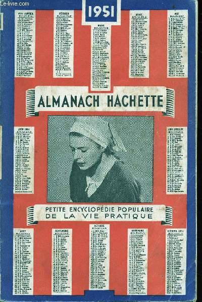 Almanach Hachette 1951