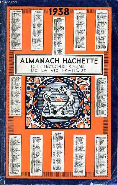 Almanach Hachette 1938