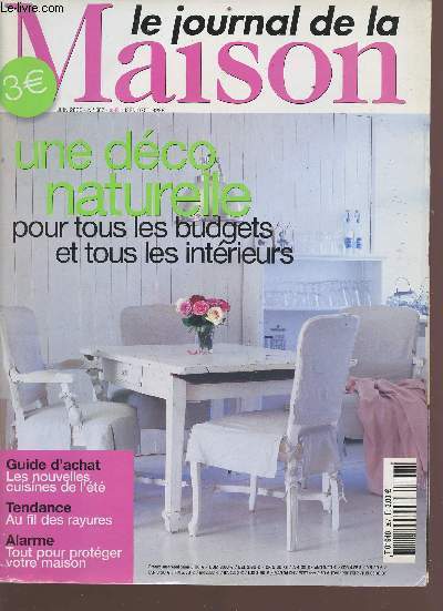 Revue le journal de la maison n367 - juin 2003 - Sommaire : le salon et l'entre, la salle  manger et la cuisine, la chambre et la salle de bains, calme blanc en bord de mer, les caprices d'un loft parisien, des cuisines faciles  vivre etc ...