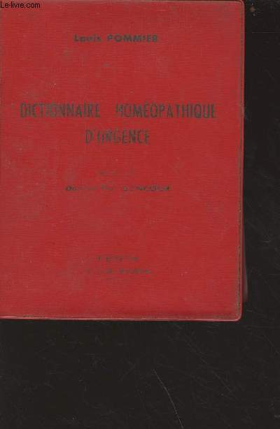Dictionnaire homopathique d'urgence - 9e dition revue et complte