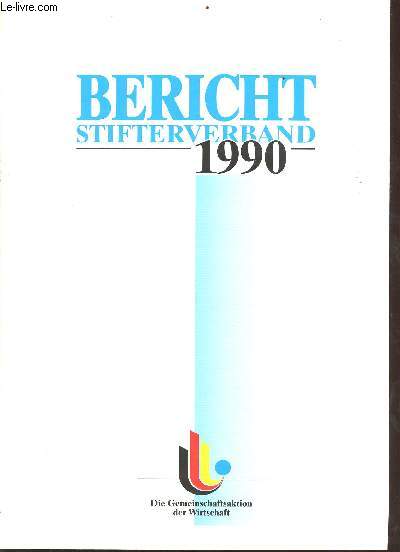 Bericht - stifterverband fr die Deutsche Wissenschaft - 1990