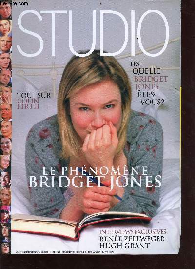 Studio magazine n207 - dcembre 2004 - le phnomne Bridget Jones - Sommaire : tout sur Colin Firth, Test: quelle Bridget Jones tes-vous?, Interviews exclusives: Rene Zellweger, Hugh Grant etc...
