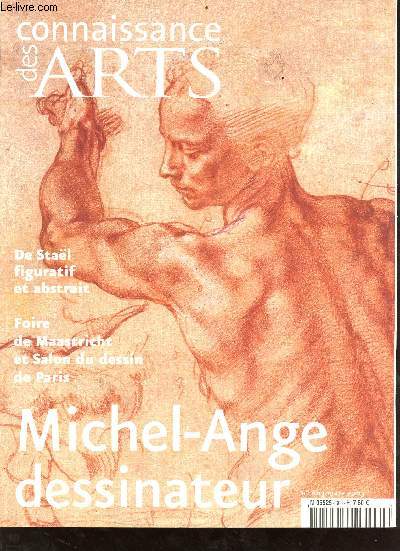 Magazine connaissance des arts n603 de mars 2003 - Sommaire : de Stal figuratif et abstrait, foire de Maastricht et salon du dessein de Paris, Michel-Ange dessinateur, rcit d'une vie: Aby Warburg historien de l'art ou chaman etc...