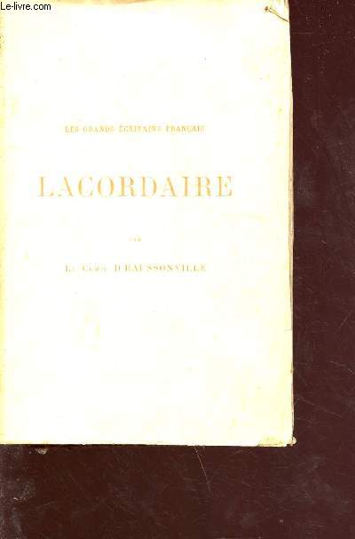 Lacordaire - collection les grands crivains franais
