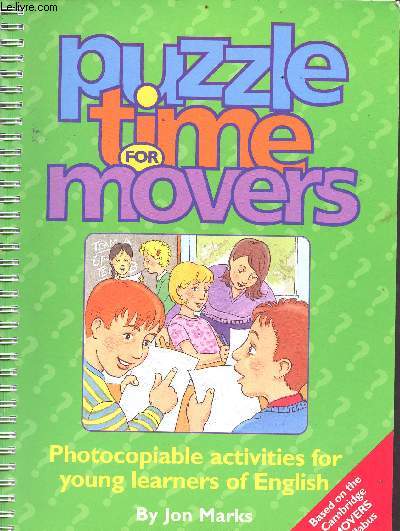Puzzle time for movers - photocopiable activities for young learners of English