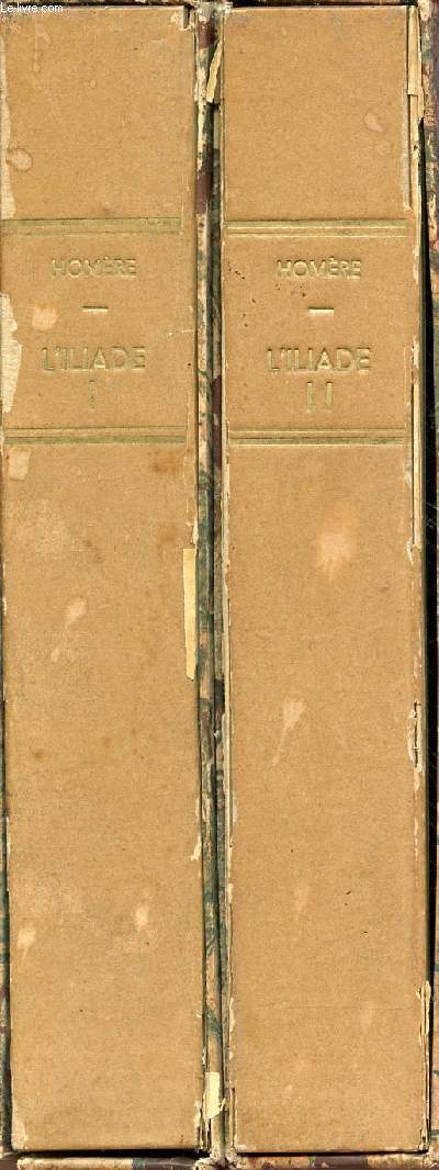 L'Iliade en 2 tome (tomes 1+2) + L'Odysse en 2 tome (tomes 1+2) - exemplaires 3986/7250