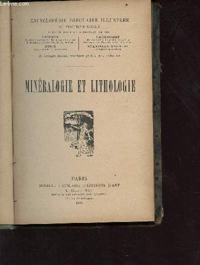 Encyclopdie populaire illustre du 20e sicle - minralogie et lithologie
