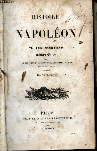 Histoire de Napolon - tome 2 - 8e dition