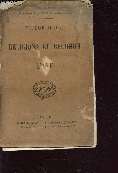 Religions et religion - l'Ane