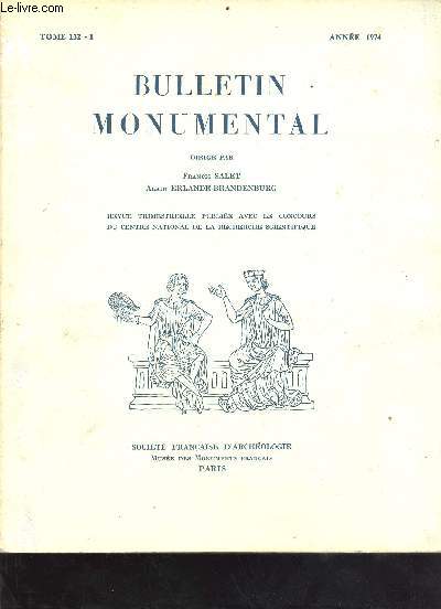 Bulletin Monumental tome 132-1 - anne 1974