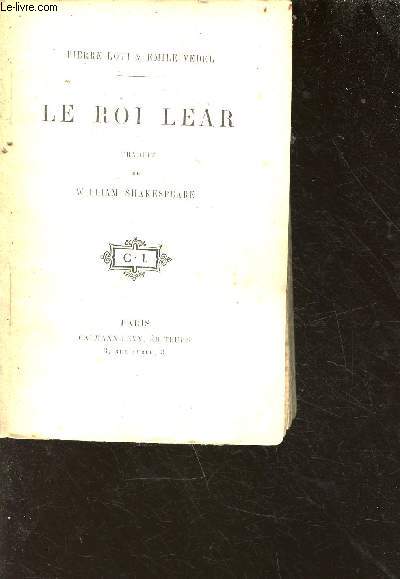 Le Roi Lear traduit de William Shakespeare