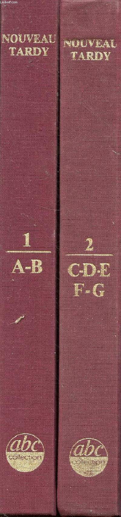 Nouveau Tardy - poteries, grs, faences en 2 tomes (tomes 1+2) - tome 1: A-B - tome 2: C-D-E-F-G - collection ABC