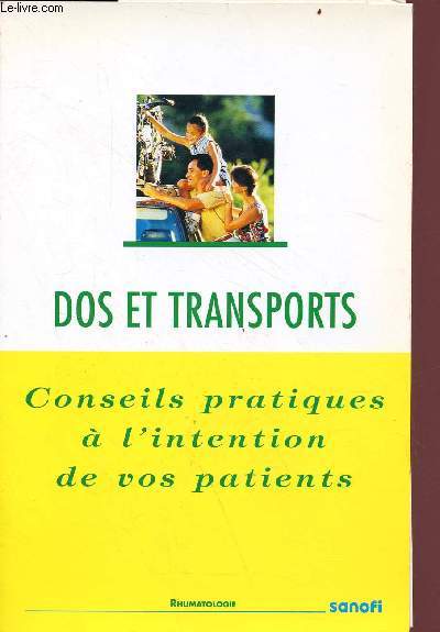 Dis et transport - conseils pratiques  l'intention de vos patients