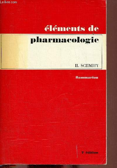 Elments de pharmacologie - 7e dition.