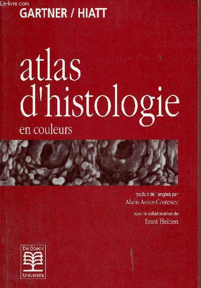 Atlas d'histologie en couleurs.