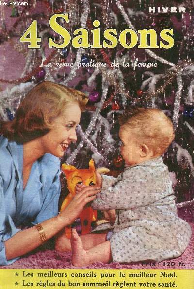 4 saisons la revue pratique de la femme n20 dcembre 1954 - 4 saisons choisit la ligne juste mesure - la haute couture 1955 met les noeufs  la mode - en quatre coups de ciseaux, modernisez vos robes - les tissus  la mode - paillettes et perles etc.