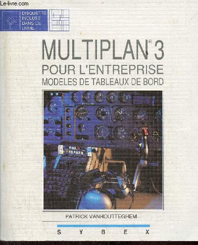 Multiplan 3 pour l'entreprise modles de tableaux de bord - disquette absente.