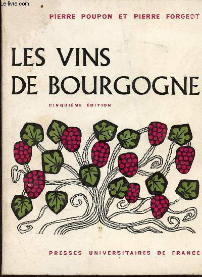 Les vins de Bourgogne