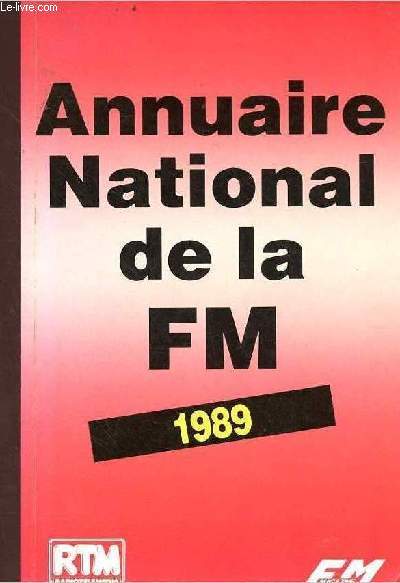 Annuaire national de la FM 1989