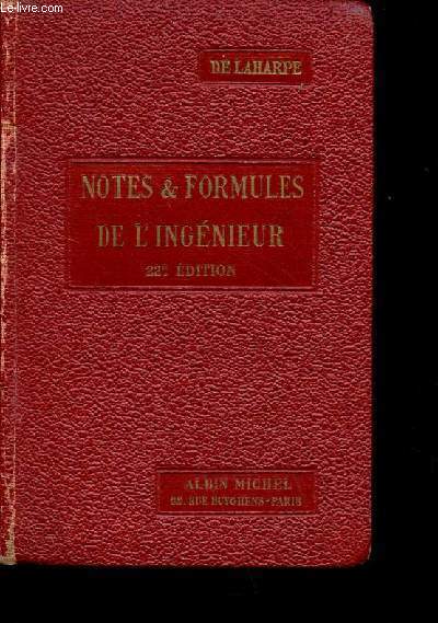 Notes & formules de l'ingnieur - troisime volume - 22e dition.