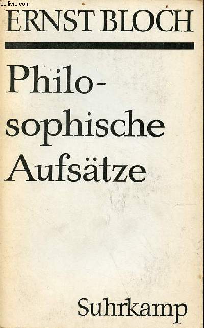 Philosophische aufstze zur objektiven phantasie.