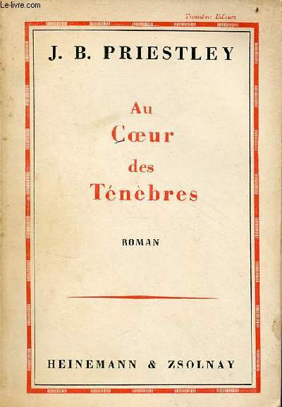 Au coeur des tnbres - roman.