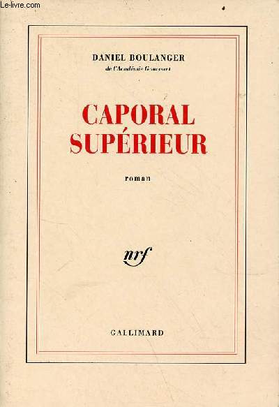 Caporal suprieur - roman.