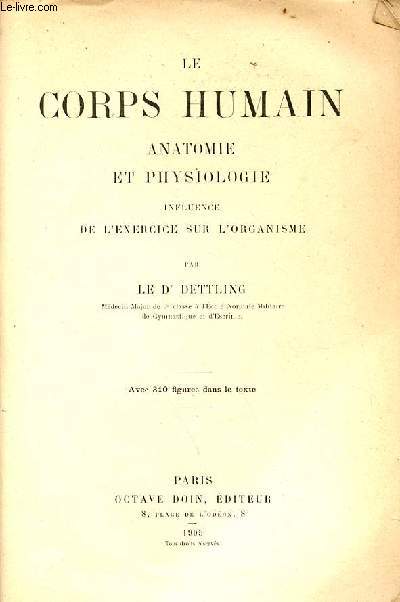 Le corps humain anatomie et physiologie influence de l'exercice sur l'organisme.