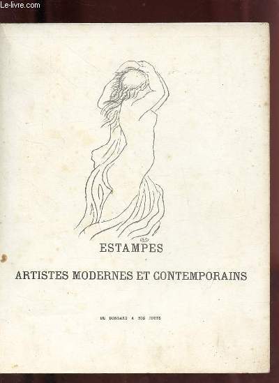 Catalogue estampes artistes modernes et contemporains de Bonnard  nos jours.